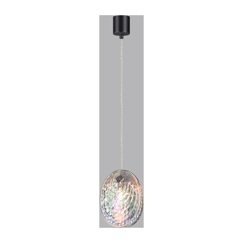 5039/1 MODERN ODL24 367 черный/перламутровый/металл/стекло Подвес G9 1*40W MUSSELS 3