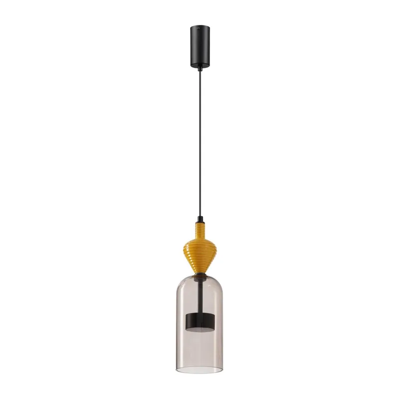 5046/12LB L-VISION ODL24 369 черный/светл.коричневый/металл/стекло/керамика Подвес LED 12W 4000К 1400Лм PALLETA 2