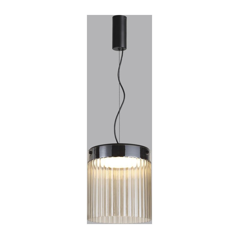 5047/20L L-VISION ODL24 000 черный/светл.янтарный/металл/стекло Подвес LED 20W 4000К 2238Лм PILLARI 4