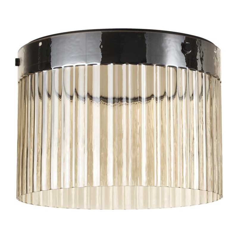 5047/24LC L-VISION ODL24 000 черный/светл.янтарный/металл/стекло Потолочный светильник LED 24W 4000К 2715Лм PILLARI 5