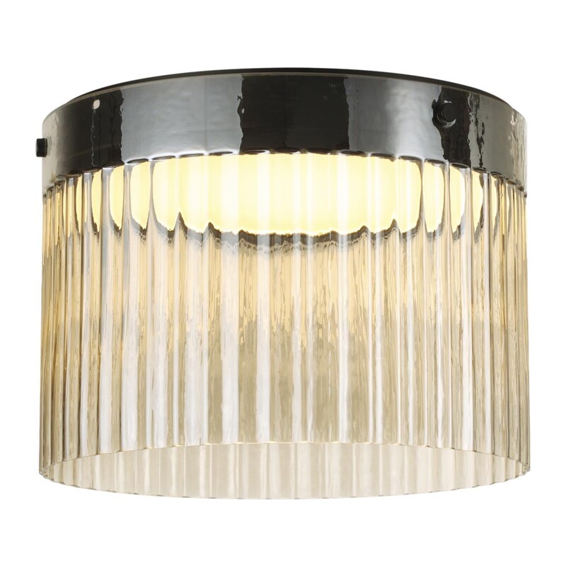 5047/24LC L-VISION ODL24 000 черный/светл.янтарный/металл/стекло Потолочный светильник LED 24W 4000К 2715Лм PILLARI