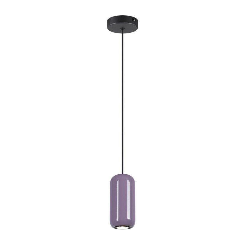 5053/1 PENDANT ODL24 375 черный/сиреневый/металл Подвес GU10 LED 4W OVALI