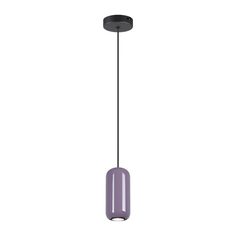 5053/1 PENDANT ODL24 375 черный/сиреневый/металл Подвес GU10 LED 4W OVALI