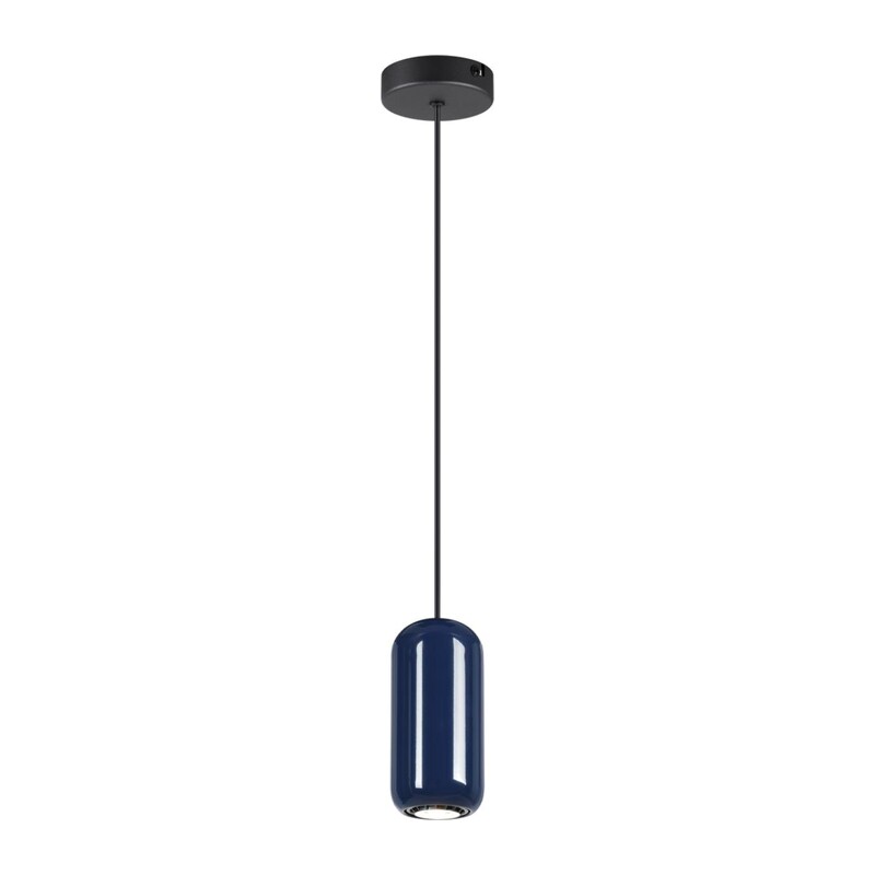 5053/1E PENDANT ODL24 375 черный/синий/металл Подвес GU10 LED 4W OVALI