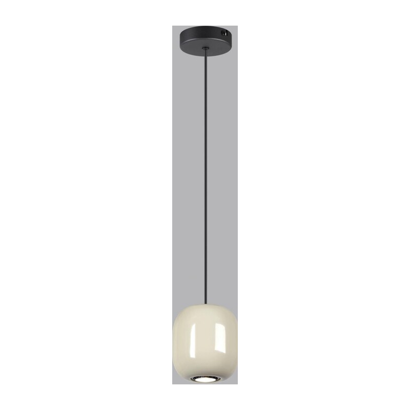 5053/1A PENDANT ODL24 375 черный/цвет слонов.кости//металл Подвес GU10 LED 4W OVALI 3