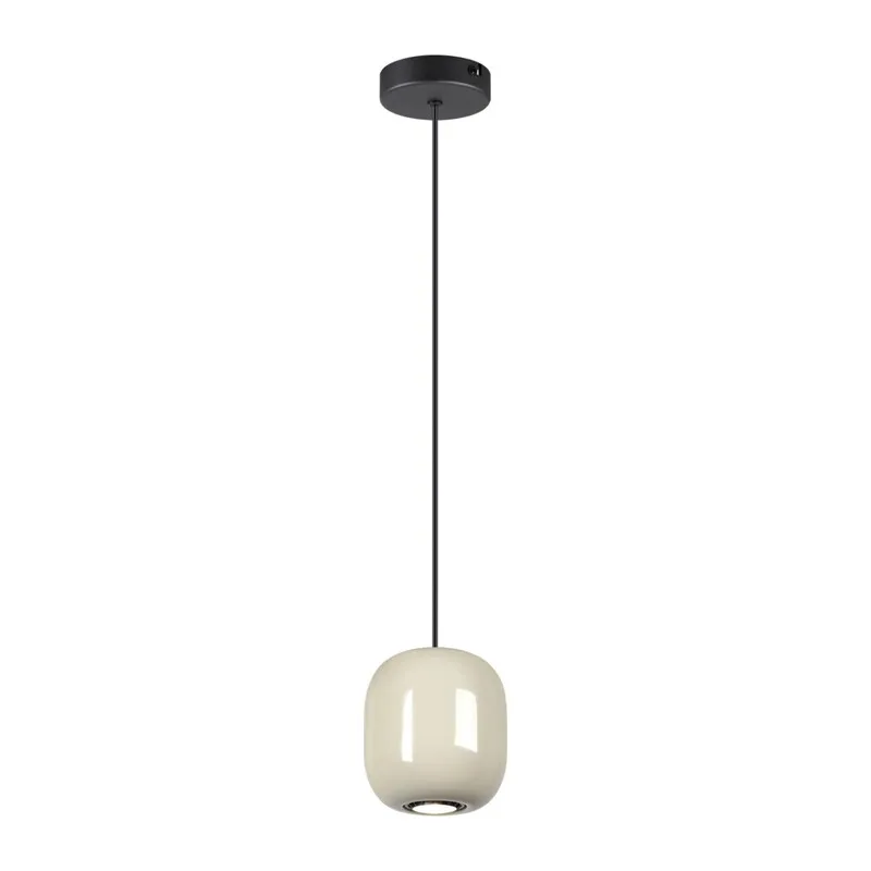 5053/1A PENDANT ODL24 375 черный/цвет слонов.кости//металл Подвес GU10 LED 4W OVALI