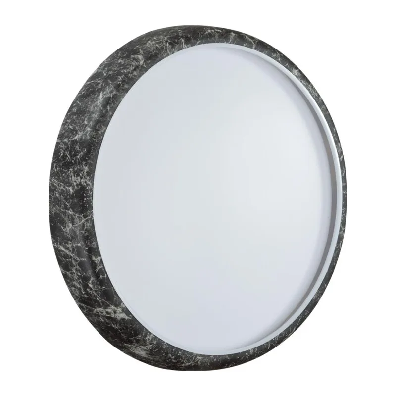 7639/DL COLOR SN 137 Светильник пластик/черн. мрамор LED 48Вт 4000K D410 IP43 MRAMO BLACK