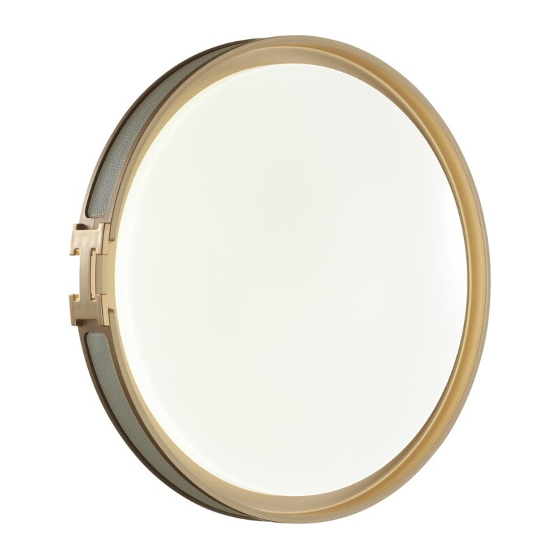 7654/DL COLOR SN 132 Светильник пластик/белый/серый/золотой LED 48Вт 4000К D405 IP43 FAVEMO GREY 3