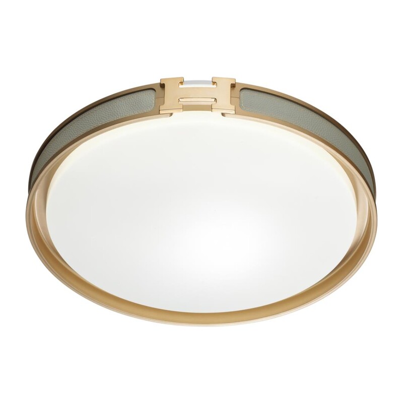 7654/DL COLOR SN 132 Светильник пластик/белый/серый/золотой LED 48Вт 4000К D405 IP43 FAVEMO GREY 5
