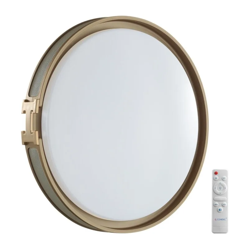 7654/EL COLOR SN 132 Светильник пластик/серый/золот LED 70Вт 3000-6000К D505 IP43 пульт ДУ FAVEMO GREY