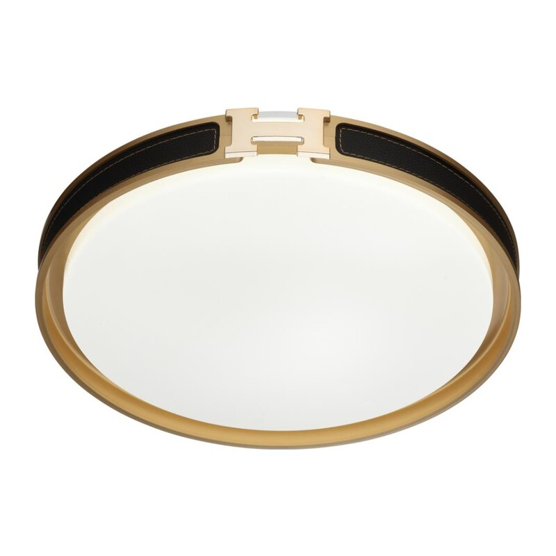 7667/DL COLOR SN 132 Светильник пластик/белый/черный/золотой LED 48Вт 4000К D405 IP43 FAVEMO BLACK 5