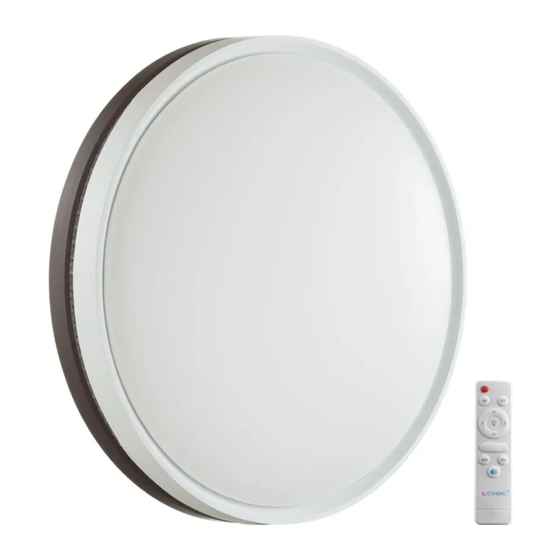 7668/EL COLOR SN 152 Светильник пластик/темно-кор. LED 70Вт 3000-6000К D500 IP43 пульт ДУ NOHAVA BROWN
