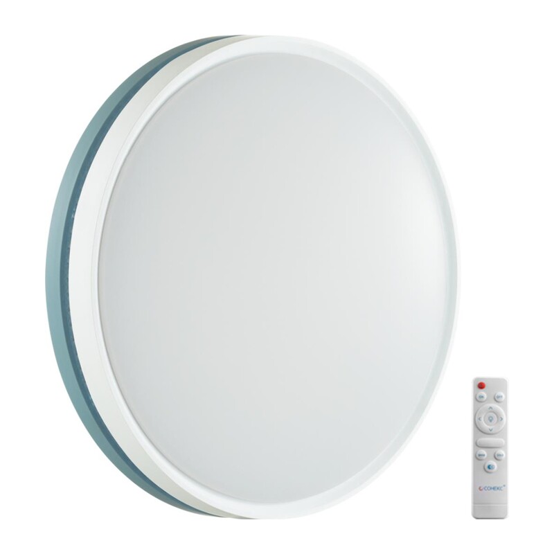 7669/EL COLOR SN 98 Светильник пластик/голубой LED 70Вт 3000-6000К D500 IP43 пульт ДУ NOHAVA BLUE