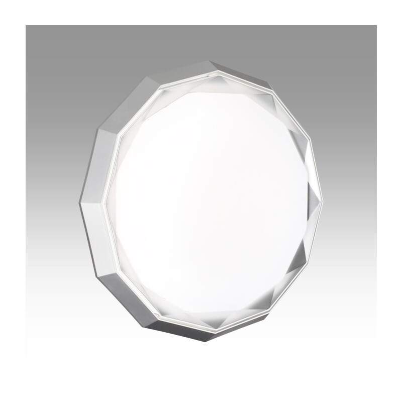 7671/DL COLOR SN 000 Светильник пластик/белый/хром LED 48Вт 3000-6000К D435 IP43 пульт ДУ VAXIN 5