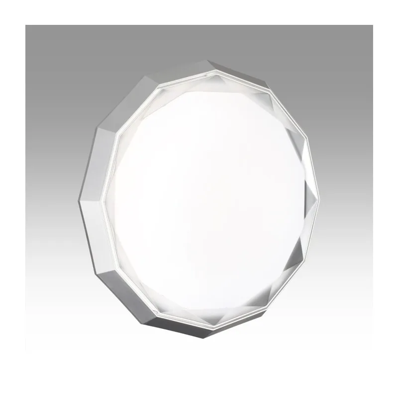 7671/DL COLOR SN 000 Светильник пластик/белый/хром LED 48Вт 3000-6000К D435 IP43 пульт ДУ VAXIN 4