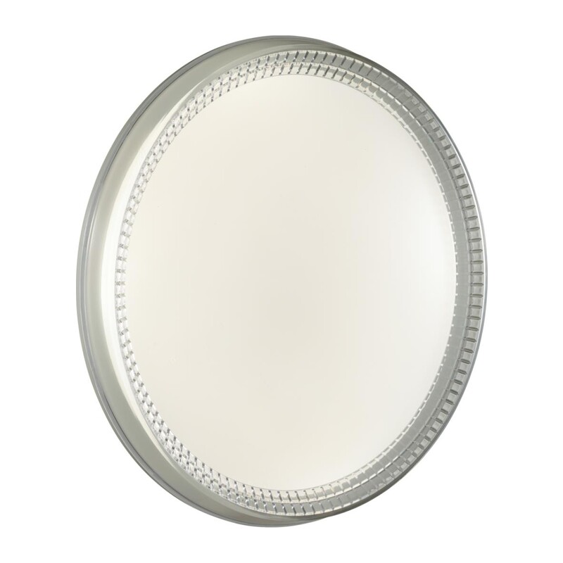 7643/DL COLOR SN 146 Светильник пластик/белый/прозрачный LED 48Вт 4000К D405 IP43 DEPAX 3