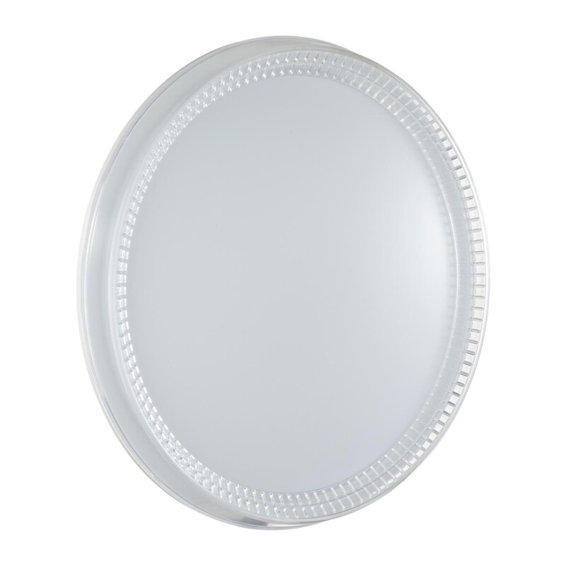 7643/EL COLOR SN 146 Светильник пластик/белый/прозрачный LED 70Вт 3000-6000К D505 IP43 пульт ДУ DEPAX 3