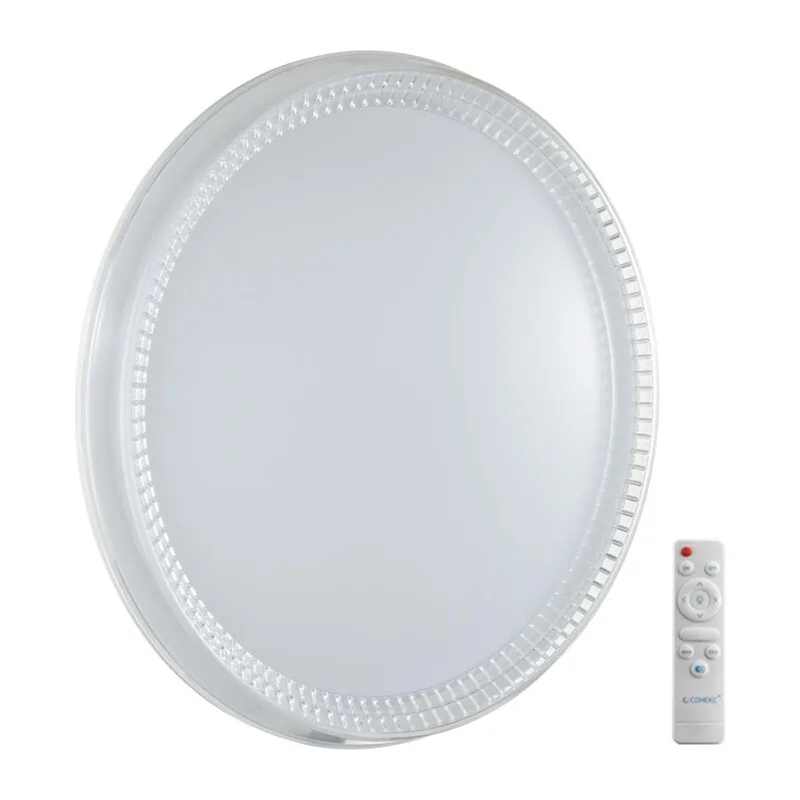 7643/EL COLOR SN 146 Светильник пластик/белый/прозрачный LED 70Вт 3000-6000К D505 IP43 пульт ДУ DEPAX