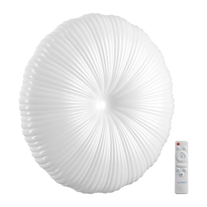 7678/FL PALE SN 000 Светильник пластик/белый LED 90Вт 3000-6000К D590 IP43 пульт ДУ ANIX