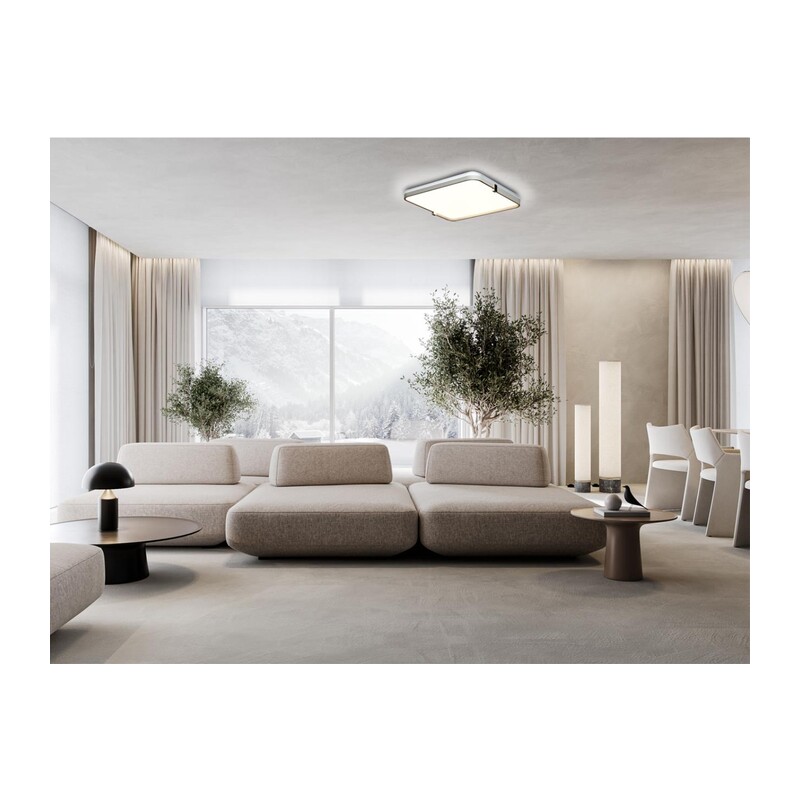 7680/EL PALE SN 190 Светильник пластик/золотой LED 70Вт 3000-6000К 490х485 IP43 пульт ДУ OLIDI WHITE 7