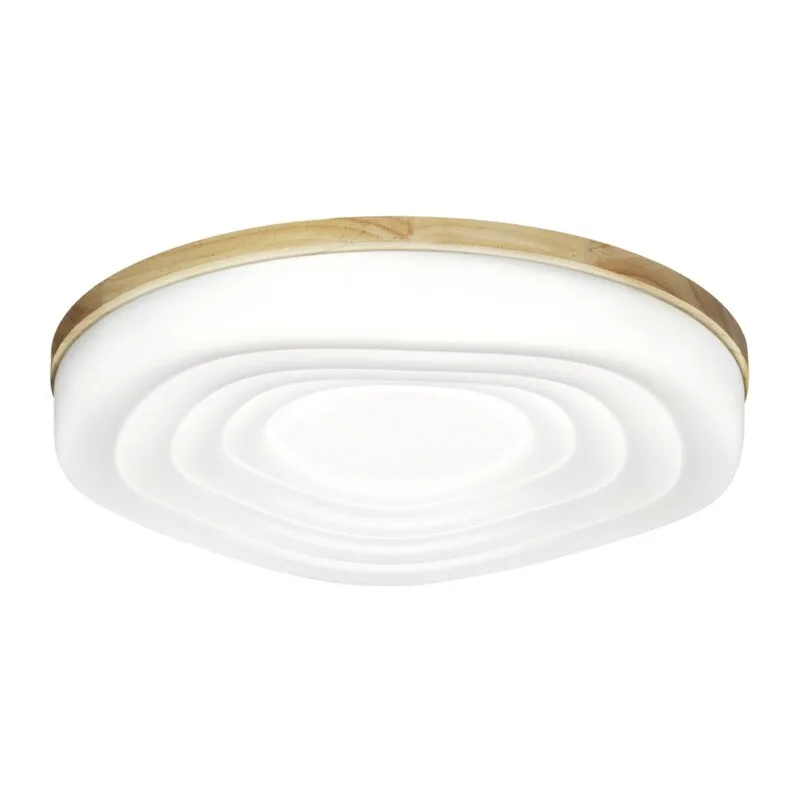 7674/DL PALE SN 000 белый/натуральное дерево LED 48Вт 3000-6000К D388 IP43 пульт ДУ FASS WOOD 5