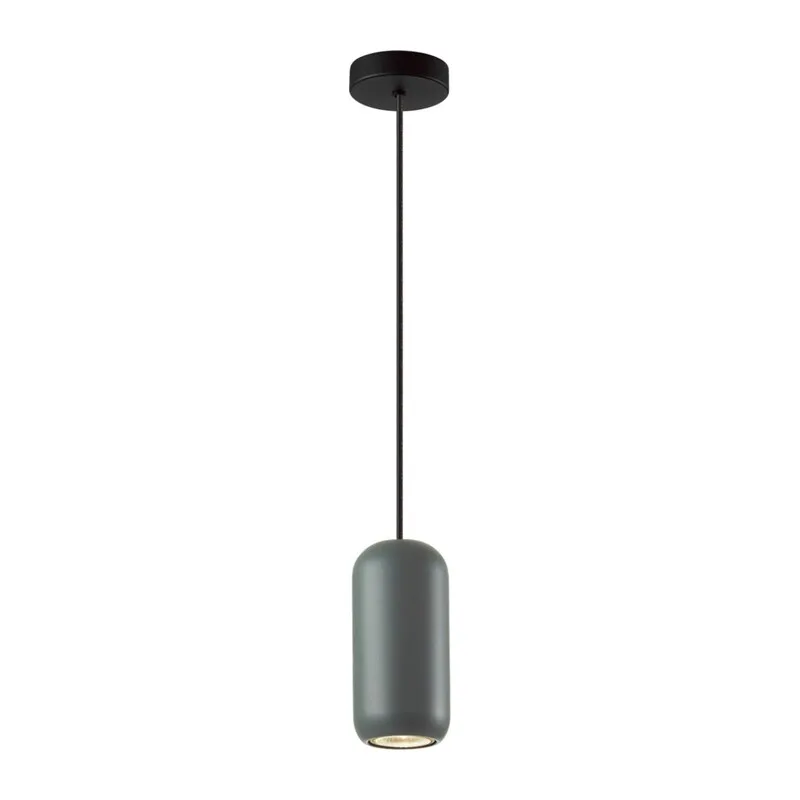 5060/1E PENDANT ODL24 377 темн.зеленый/черный/металл Подвес GU10 LED 4W COCOON