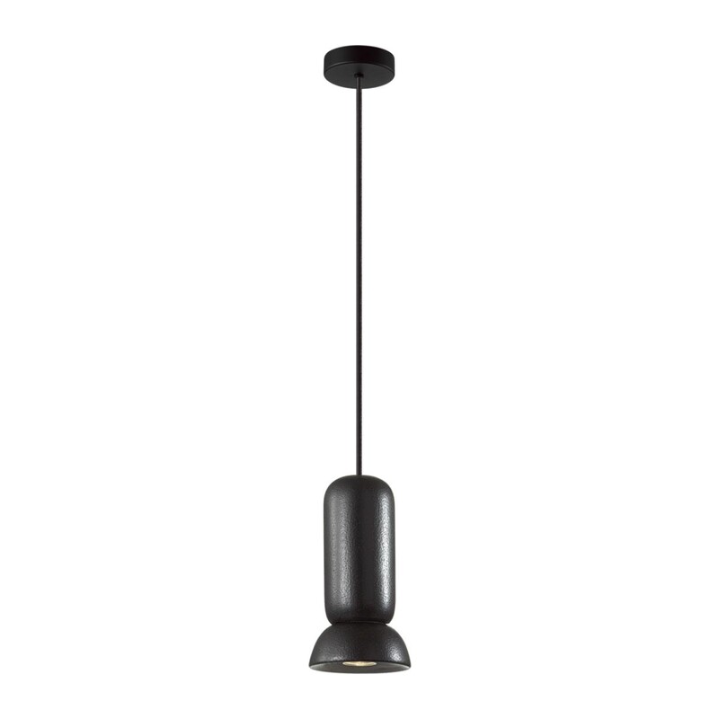 5054/1D PENDANT ODL24 379 черный/металл/керамика Подвес GU10 LED 4W KERAMA