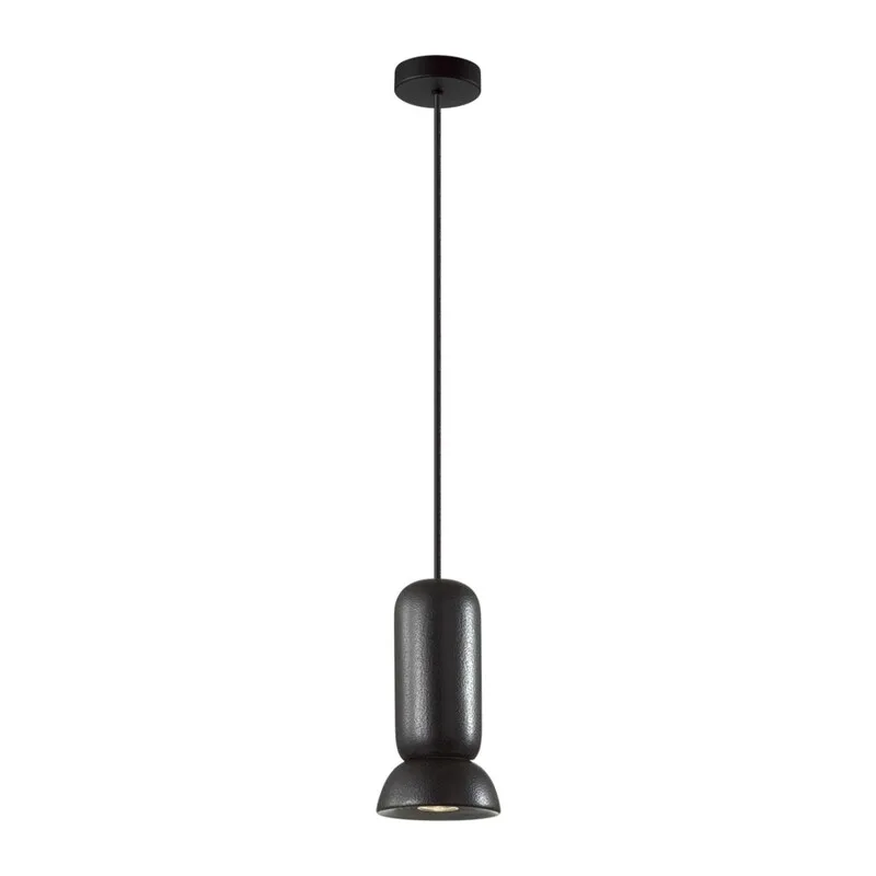 5054/1D PENDANT ODL24 379 черный/металл/керамика Подвес GU10 LED 4W KERAMA