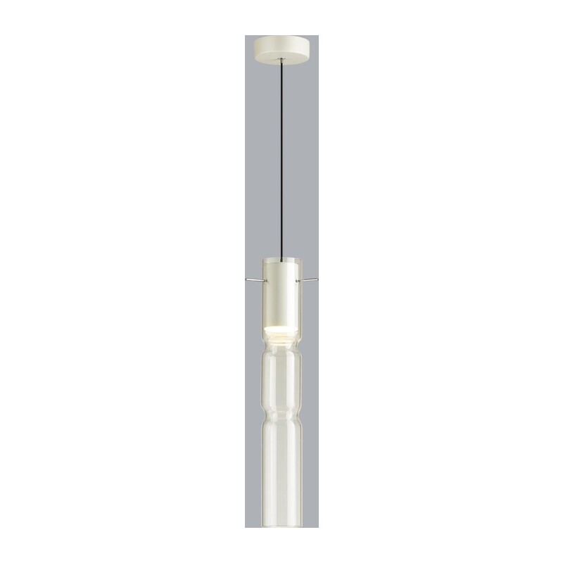 5059/5LB PENDANT ODL24 385 белый/прозрачный/металл/стекло Подвес LED 5W 3000K SCROW 3