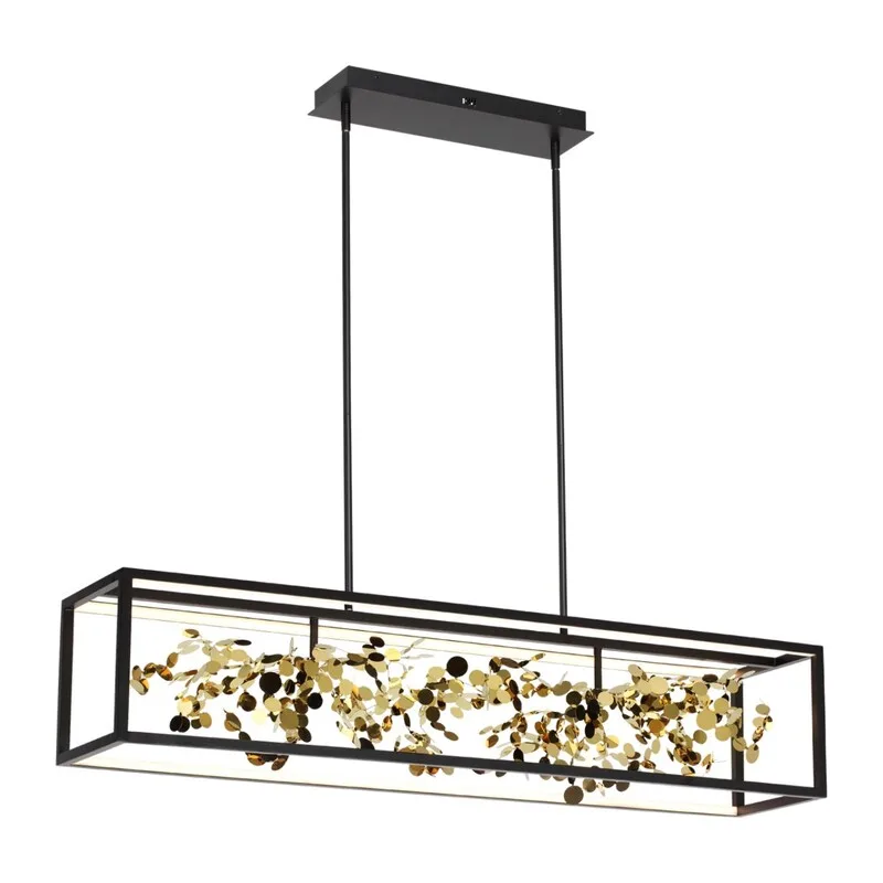 5065/65L L-VISION ODL24 523 черный/золото/металл/металл Люстра LED 1*65W 3000K BILD