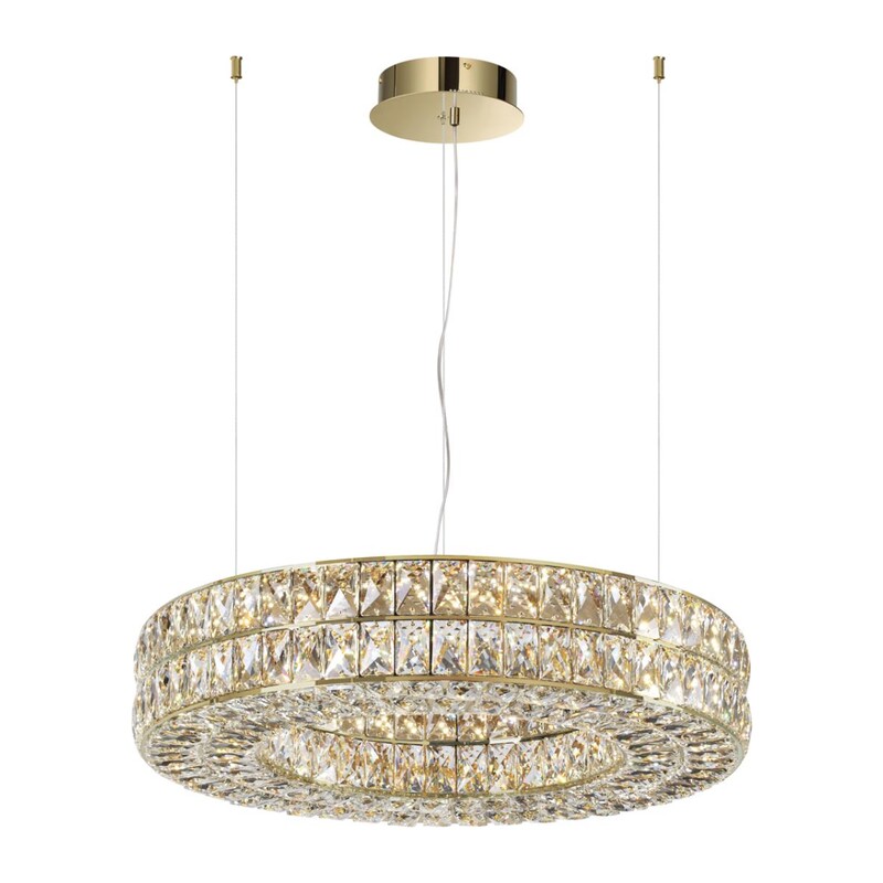 4926/52L L-VISION ODL24 581 золото/металл/хрусталь Люстра LED 52W 4000K 2971Лм PANTA 2
