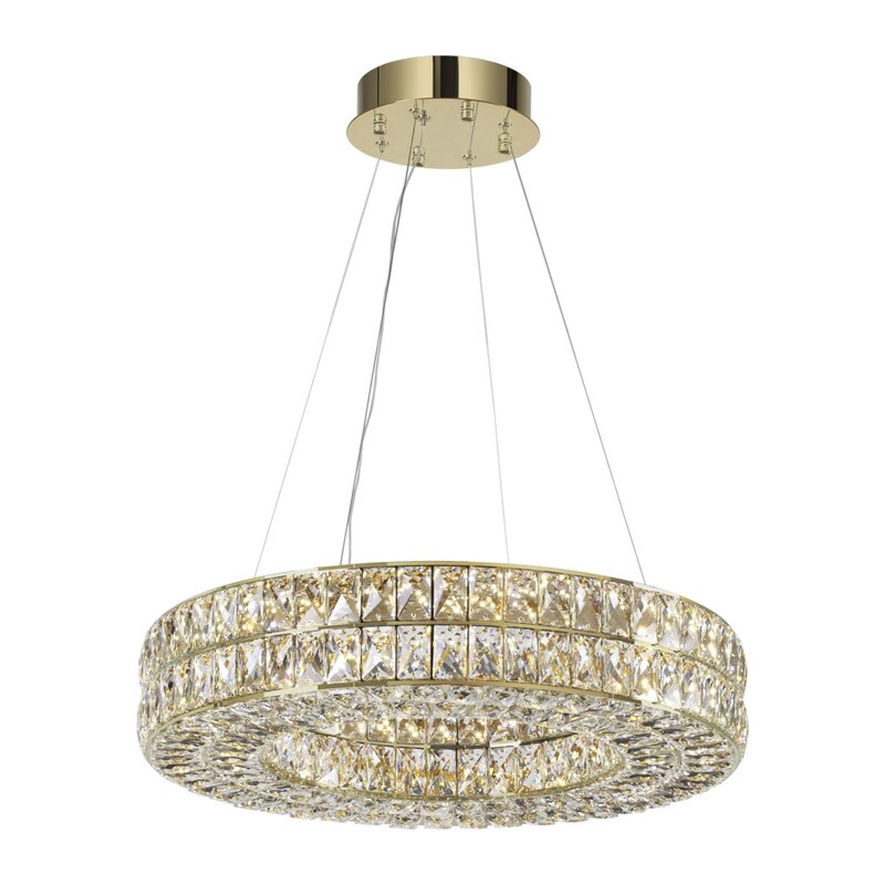 4926/52L L-VISION ODL24 581 золото/металл/хрусталь Люстра LED 52W 4000K 2971Лм PANTA