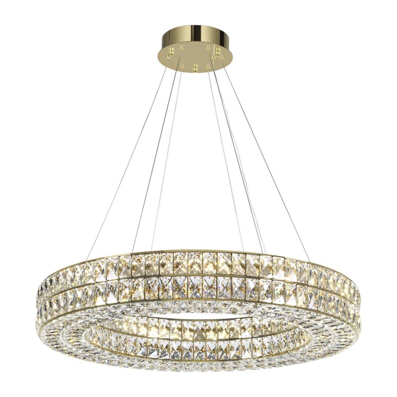 4926/85L L-VISION ODL24 581 золото/металл/хрусталь Люстра LED 85W 4000K 5074Лм PANTA 2