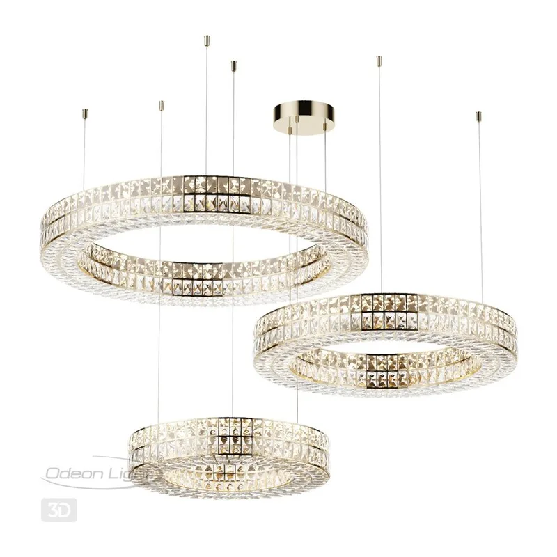 4926/85L L-VISION ODL24 581 золото/металл/хрусталь Люстра LED 85W 4000K 5074Лм PANTA 5