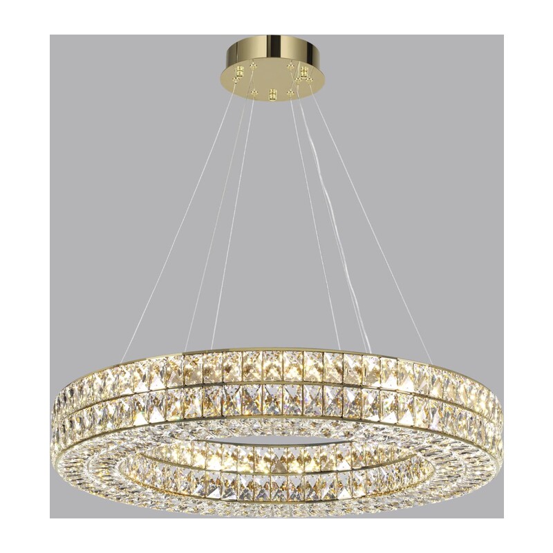 4926/85L L-VISION ODL24 581 золото/металл/хрусталь Люстра LED 85W 4000K 5074Лм PANTA 5