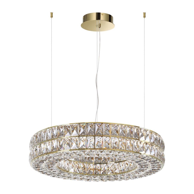 4926/85L L-VISION ODL24 581 золото/металл/хрусталь Люстра LED 85W 4000K 5074Лм PANTA 6