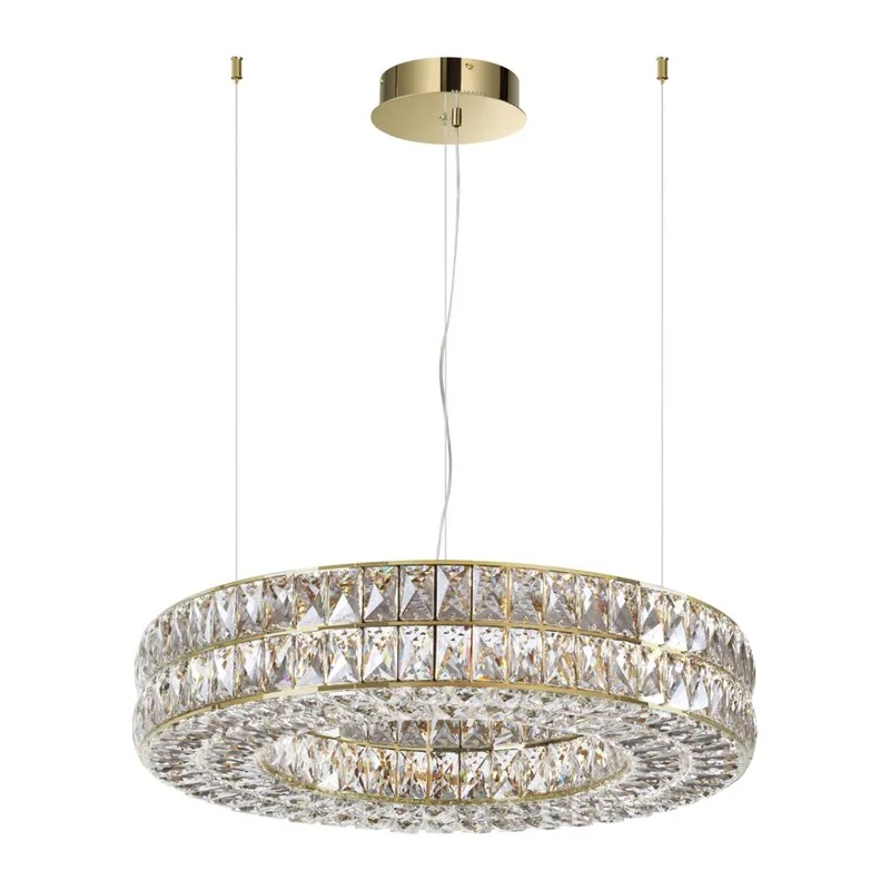 4926/85L L-VISION ODL24 581 золото/металл/хрусталь Люстра LED 85W 4000K 5074Лм PANTA