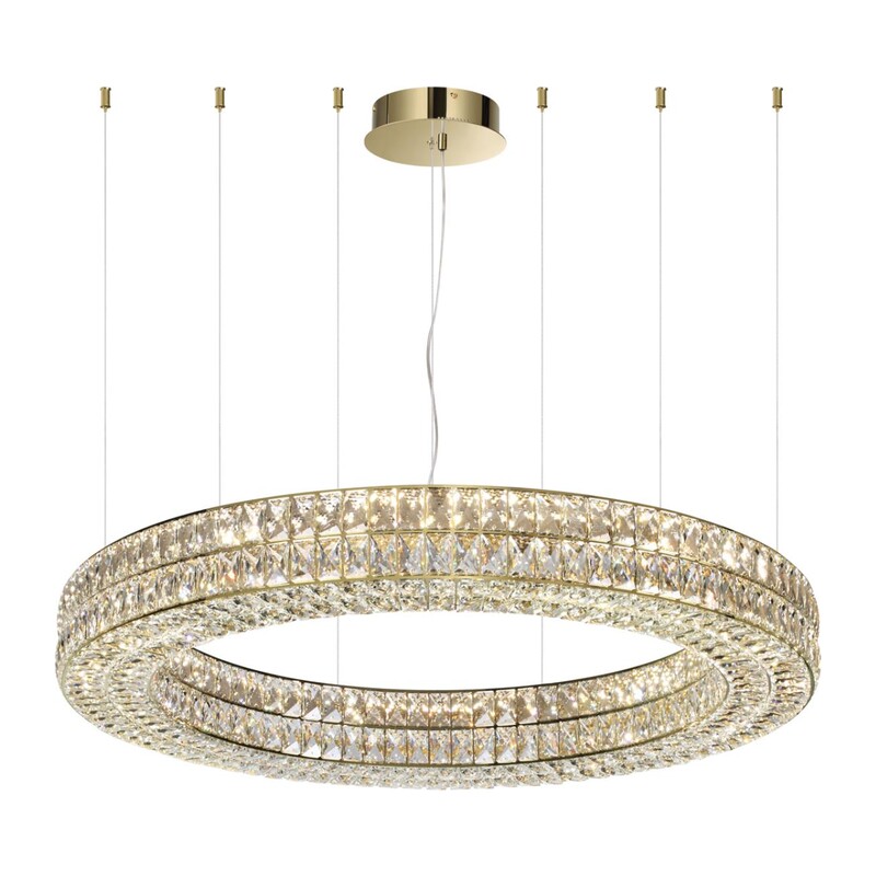 4926/98L L-VISION ODL24 581 золото/металл/хрусталь Люстра LED 98W 4000K 5850Лм PANTA 2