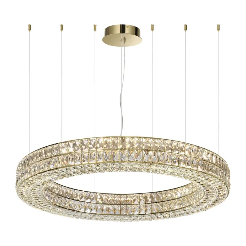 4926/98L L-VISION ODL24 581 золото/металл/хрусталь Люстра LED 98W 4000K 5850Лм PANTA 3
