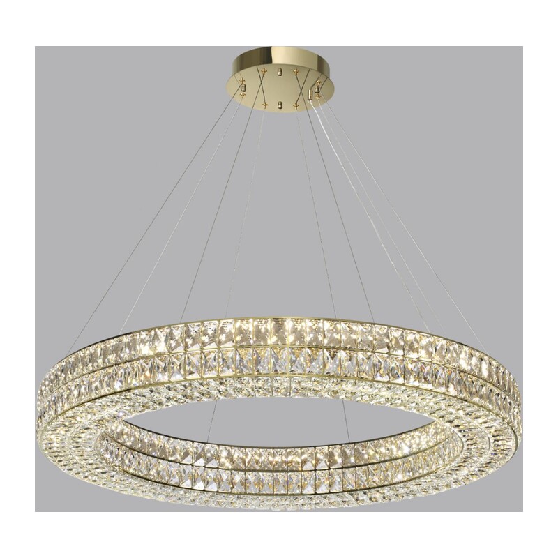 4926/98L L-VISION ODL24 581 золото/металл/хрусталь Люстра LED 98W 4000K 5850Лм PANTA 5