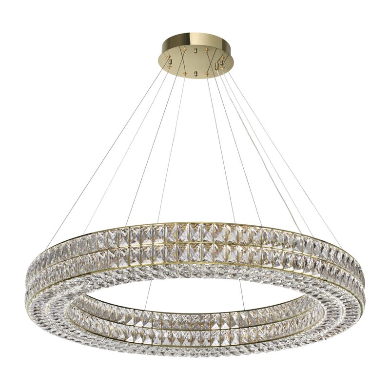 4926/98L L-VISION ODL24 581 золото/металл/хрусталь Люстра LED 98W 4000K 5850Лм PANTA 6