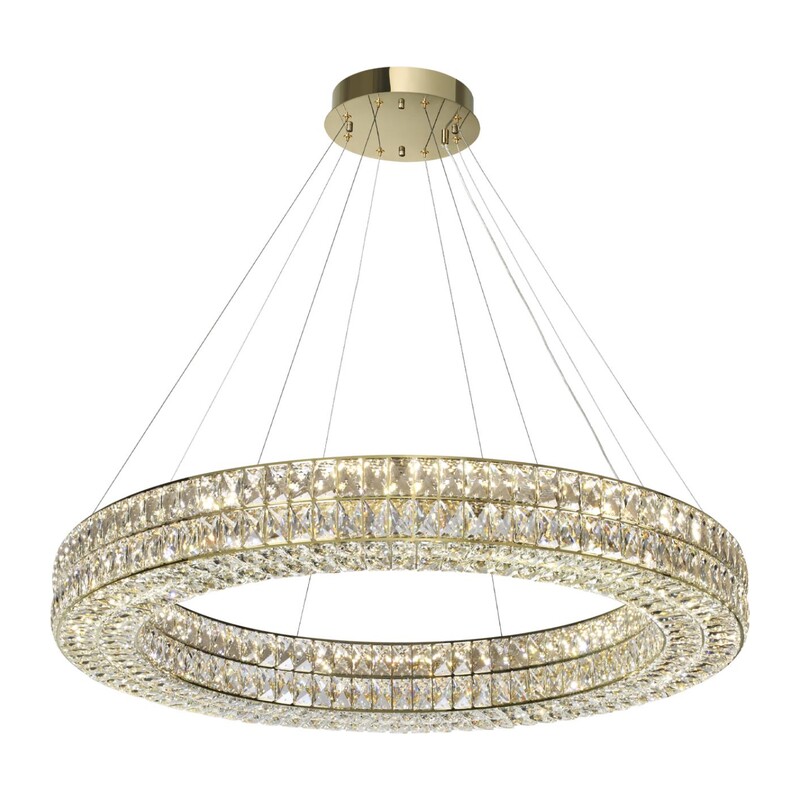 4926/98L L-VISION ODL24 581 золото/металл/хрусталь Люстра LED 98W 4000K 5850Лм PANTA