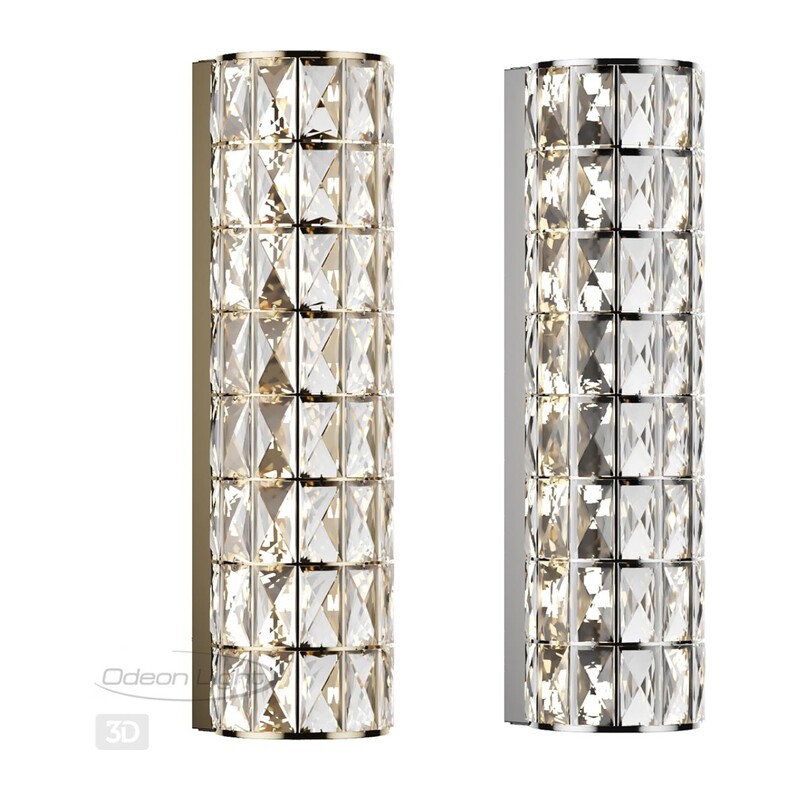 4926/8WL L-VISION ODL24 581 золото/металл/хрусталь Настенный светильник LED 8W 4000K 463Лм PANTA 2