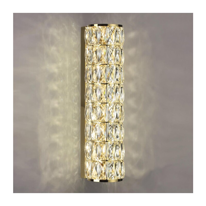 4926/8WL L-VISION ODL24 581 золото/металл/хрусталь Настенный светильник LED 8W 4000K 463Лм PANTA 4