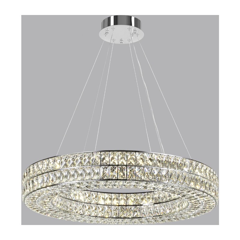 4927/85L L-VISION ODL24 583 хром/металл/хрусталь Люстра LED 85W 4000K 5074Лм PANTA 4