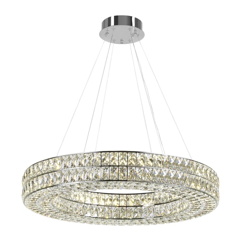 4927/85L L-VISION ODL24 583 хром/металл/хрусталь Люстра LED 85W 4000K 5074Лм PANTA