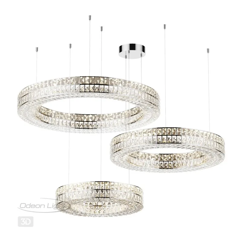 4927/98L L-VISION ODL24 583 хром/металл/хрусталь Люстра LED 98W 4000K 5850Лм PANTA 4