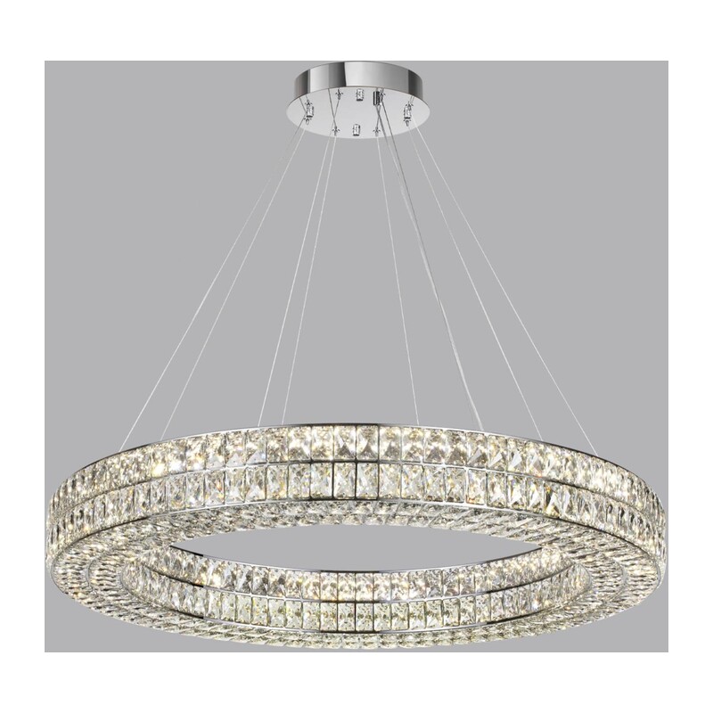 4927/98L L-VISION ODL24 583 хром/металл/хрусталь Люстра LED 98W 4000K 5850Лм PANTA 4