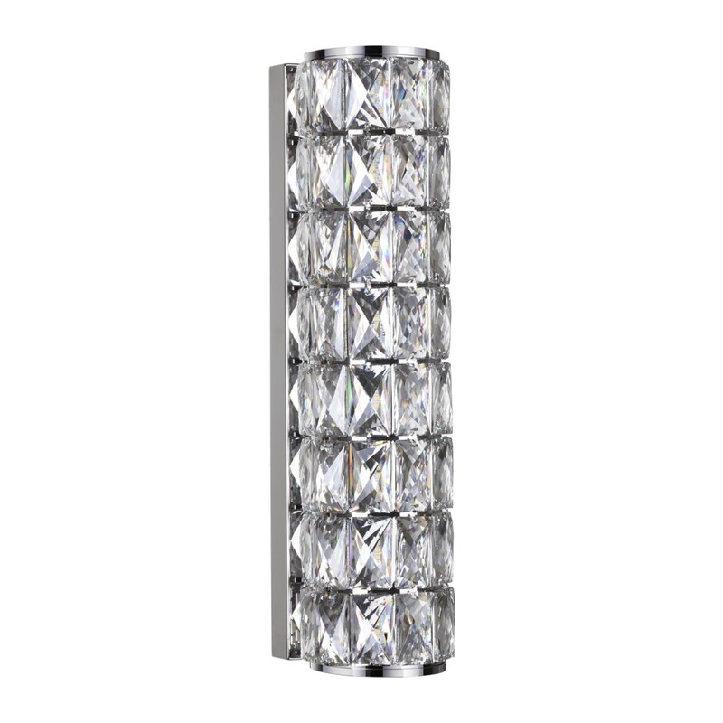 4927/8WL L-VISION ODL24 583 хром/металл/хрусталь Настенный светильник LED 8W 4000K 463Лм PANTA 5