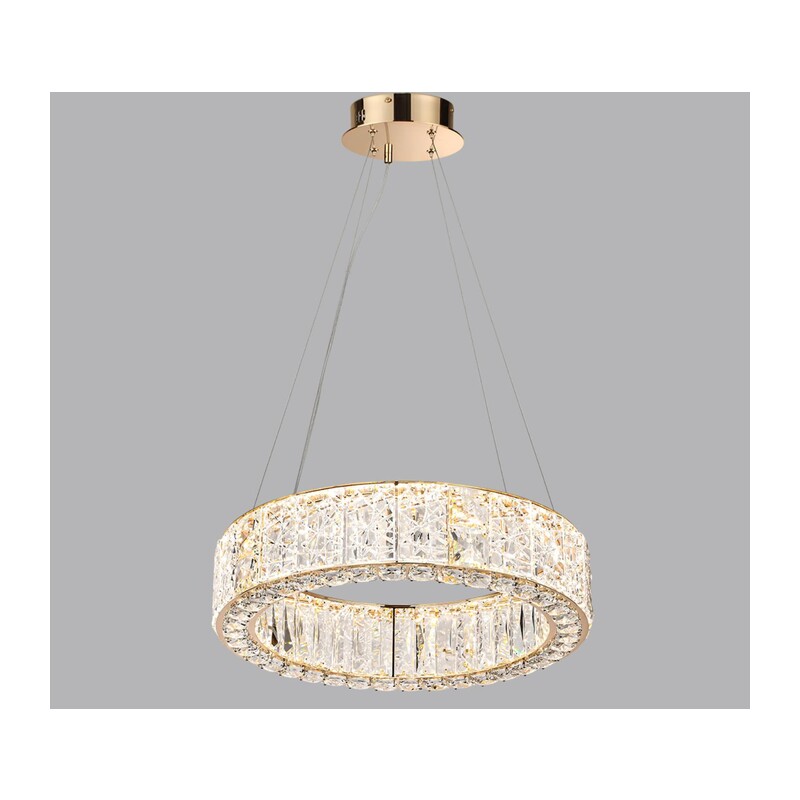 5071/60L HALL ODL24 595 золото/прозрачный/металл/хрусталь/стекло Люстра LED 46W 3700K VERSION 3